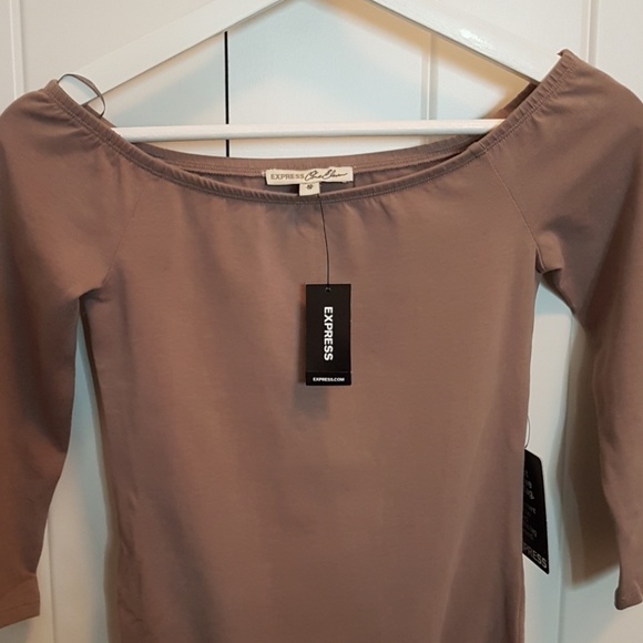 New taupe Express bodysuit size XS - Picture 4 of 4